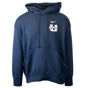 Women's Nike U-State Hooded Sweatshirt navy blue
